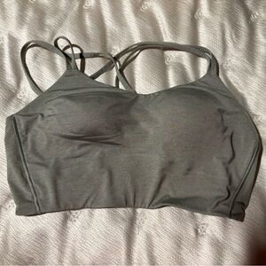 Lululemon Athletica Charcoal Strappy Sports Bra
